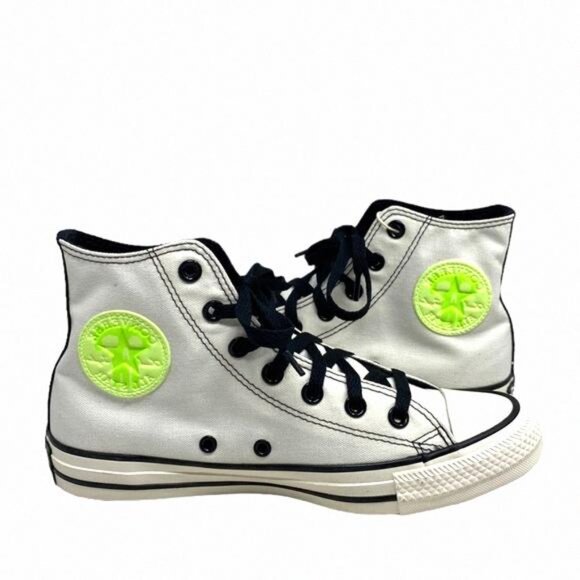 Converse Ctas High Top Sneakers Women Canvas A05960C-WWBLWBLG Custom Black White - Picture 6 of 11